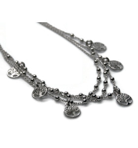 Biżuteria srebrna rodowana JK1416-64-RH