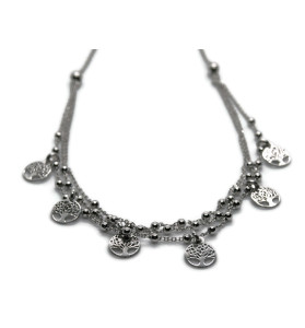 Biżuteria srebrna rodowana JK1416-64-RH
