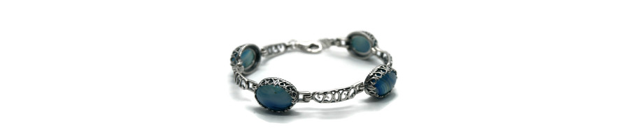 Sterling Silver Bracelets with stones